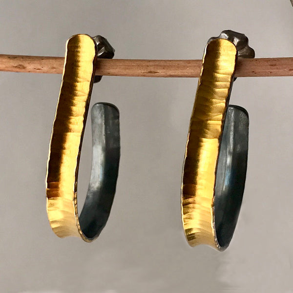 Anticlastic Bimetal Earrings