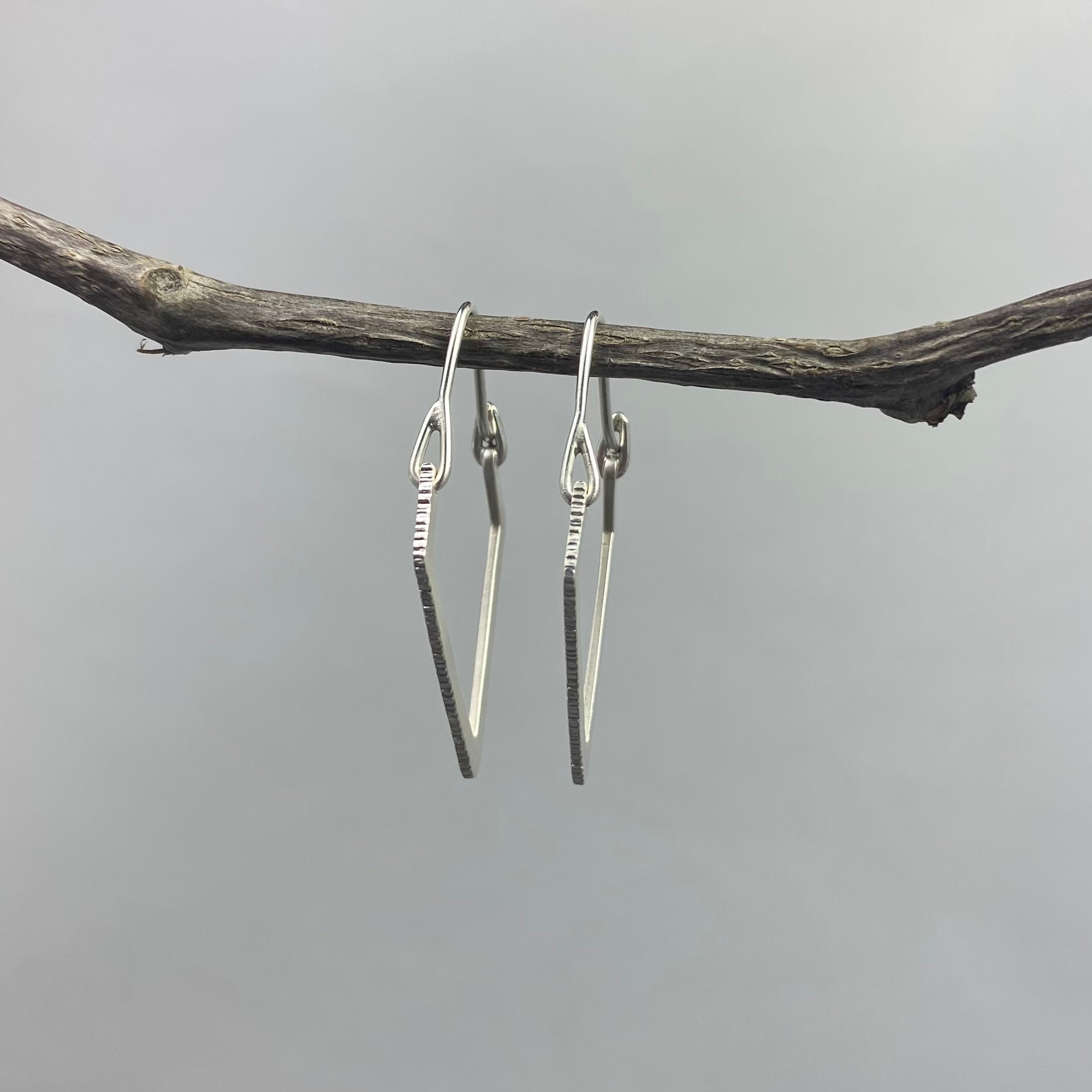 Arrowhead Hoop Earrings - Medium